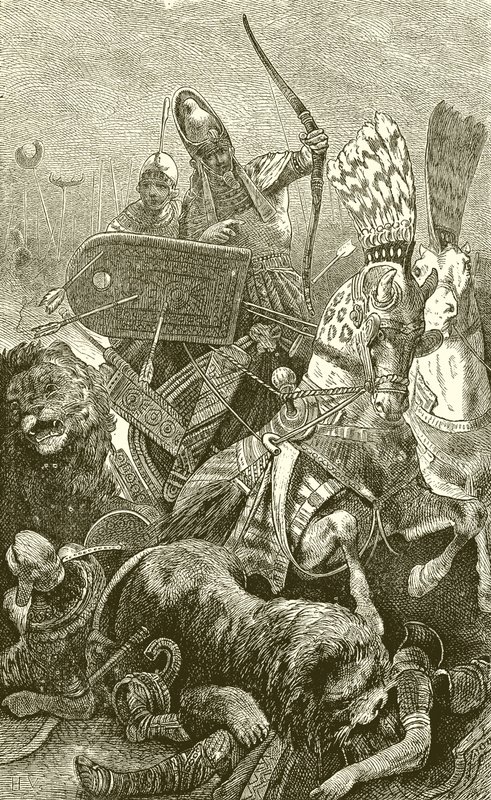 O Grande Sesostris (Ramsés II) na Batalha de Kadesch de English School