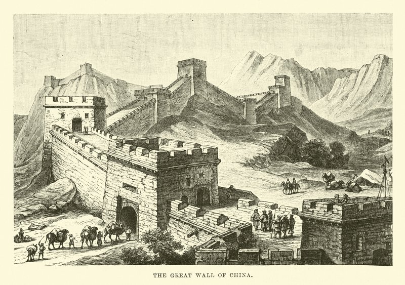A grande Muralha da China de English School