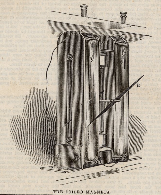 The Great Western Electric Telegraph: os ímãs enrolados de English School