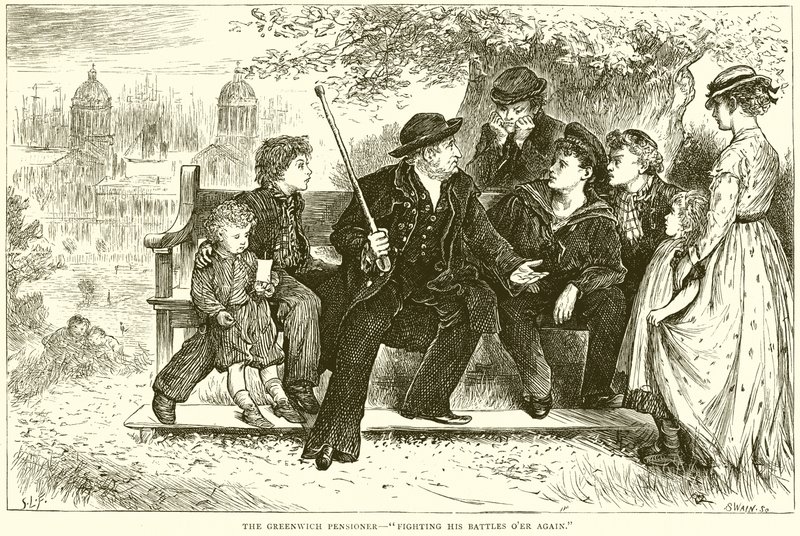The Greenwich Pensioner - Lutando contra suas Batalhas Oer novamente de English School