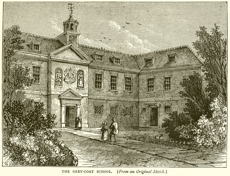 A Escola De Casaco Cinzento de English School