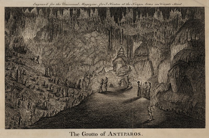 A Gruta de Antiparos, Grécia de English School