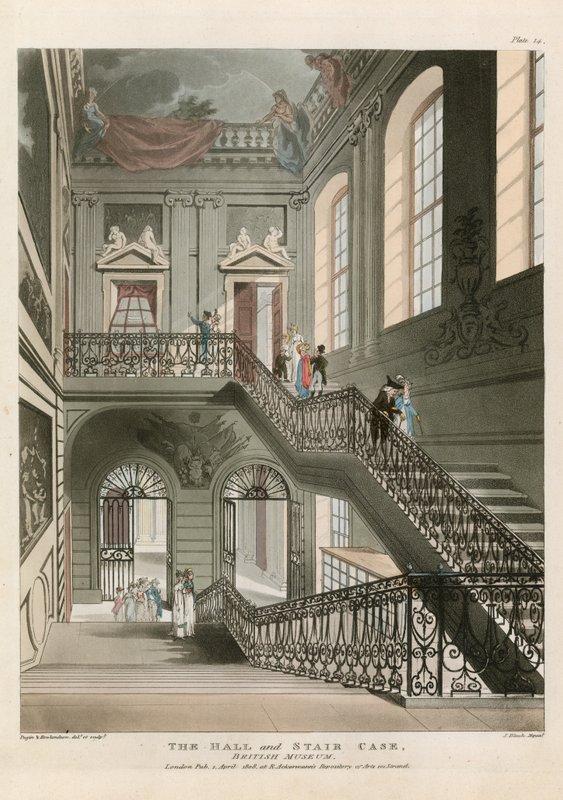 The Hall and Stair Case, Museu Britânico de English School