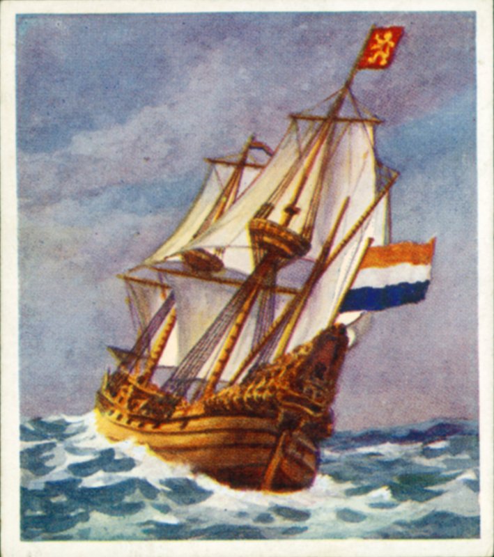 O "Heemskerk" (litografia a cores) de English School