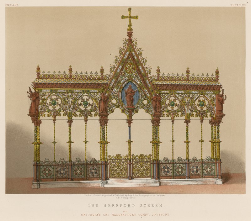 A tela Hereford por Skidmores Art Manufactory Company, Coventry de English School