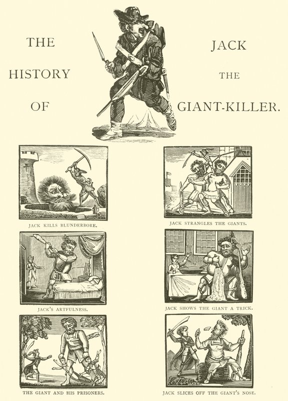 A História de Jack, o Assassino Gigante (xilogravura) de English School