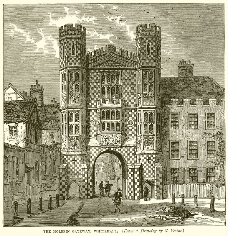 O Portal Holbein, Whitehall de English School