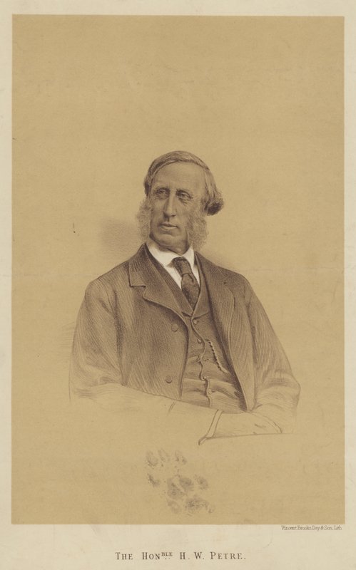 O ilustre H. W. Petre (litografia) de English School