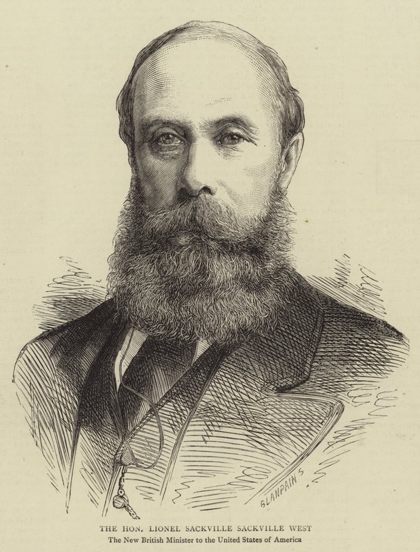 O ilustre Lionel Sackville Sackville West (gravura) de English School