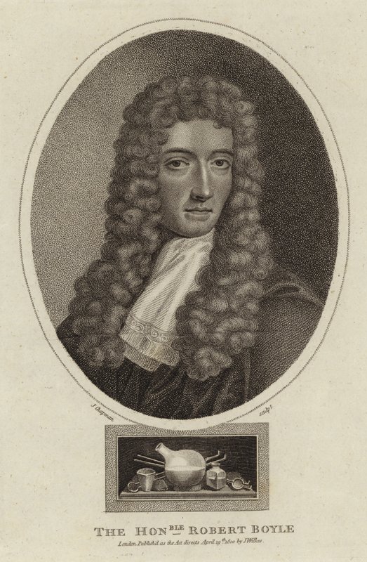 O honorável Robert Boyle (1627 - 1691) de English School