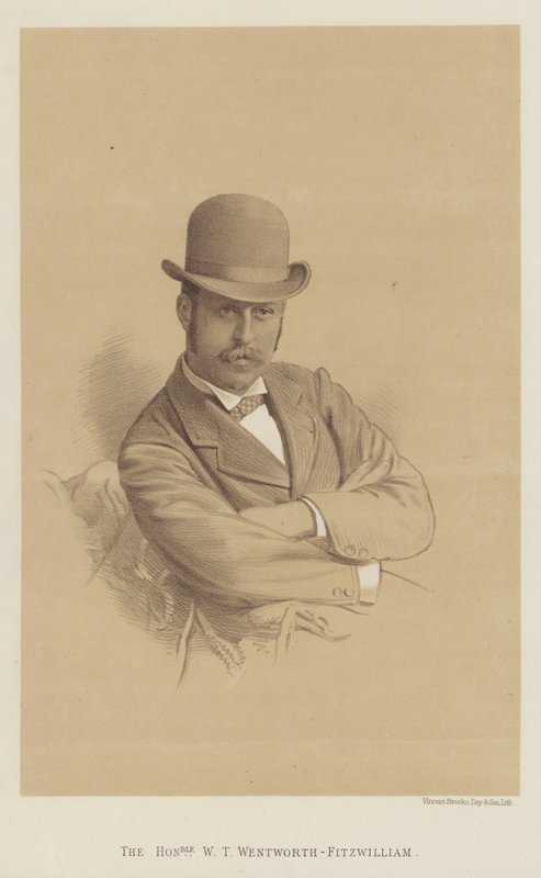 The Honourable W T Wentworth-Fitzwilliam (litografia) de English School
