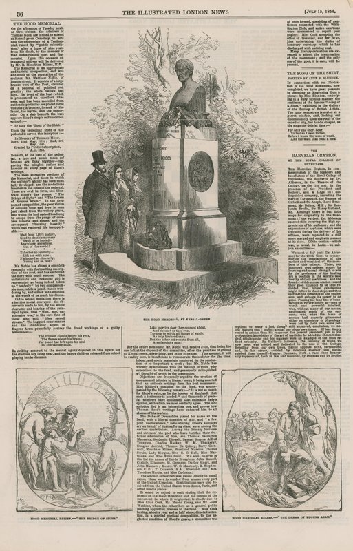 O memorial da capa no Kensal Green de English School