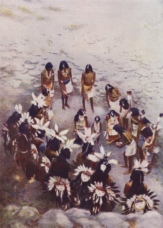 A cerimônia da flauta de Hopi de English School