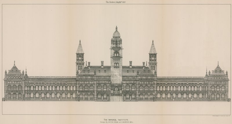 O Instituto Imperial: Design de Aston Webb e E Ingress Bell de English School