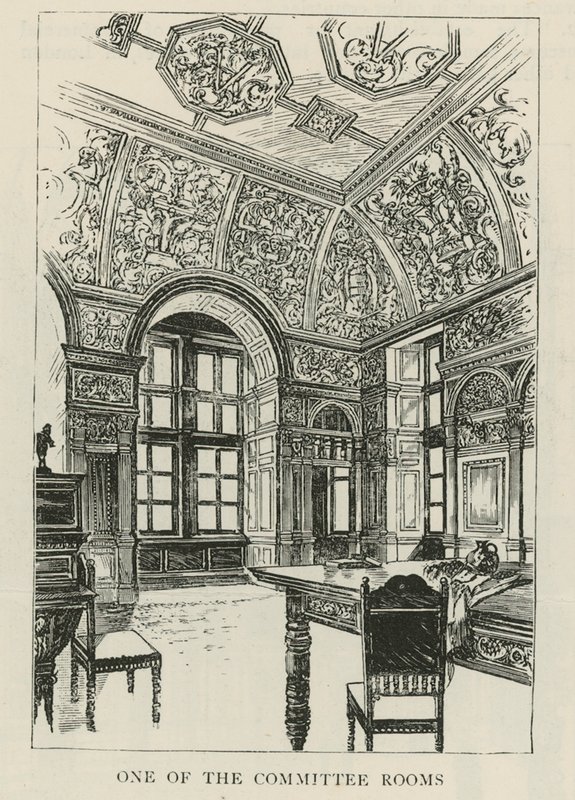 O Instituto Imperial: uma das salas do comitê de English School