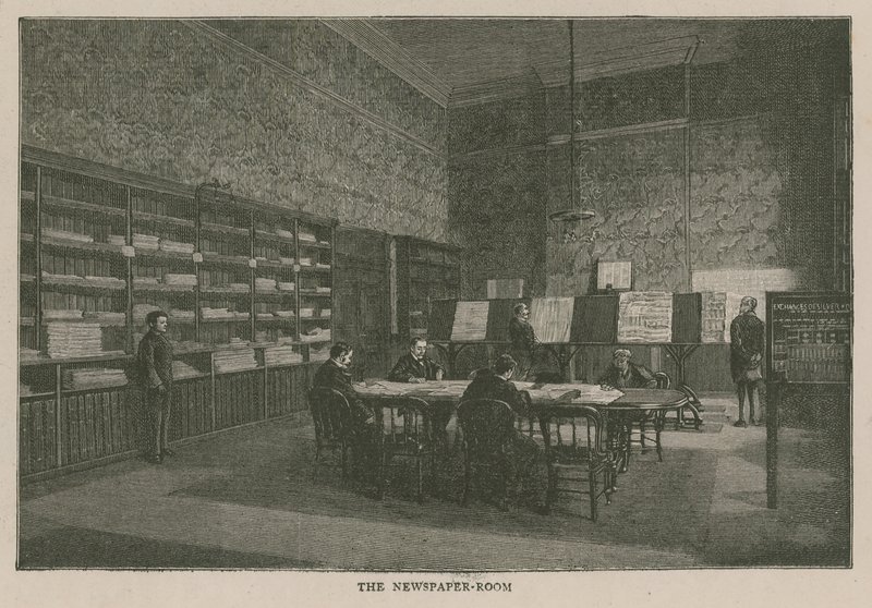 O Instituto Imperial: A sala de jornal de English School