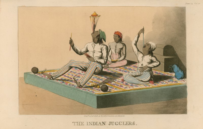 Os malabaristas indianos de English School