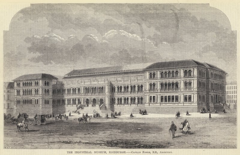 O Museu Industrial, Edimburgo (gravura) de English School