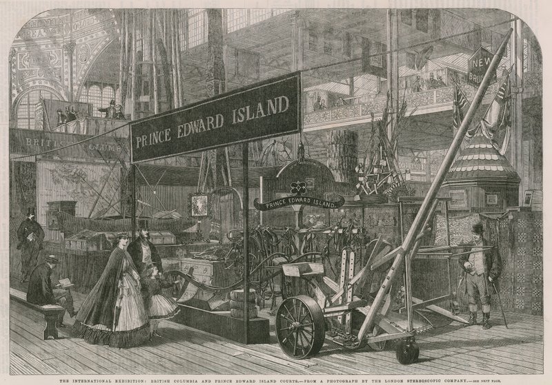 A exposição internacional; Tribunais da Colúmbia Britânica e da Ilha do Príncipe Eduardo de English School