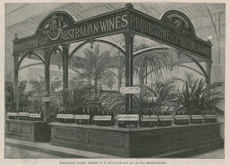 A Exposição Internacional de Saúde: vinhos australianos de English School