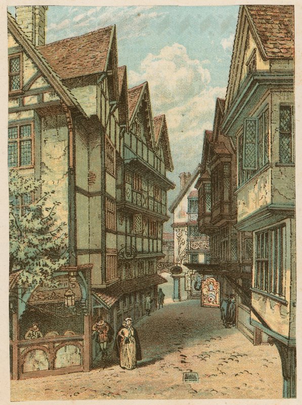 A Exposição Internacional de Saúde em South Kensington, 1884: a antiga rua de Londres de English School