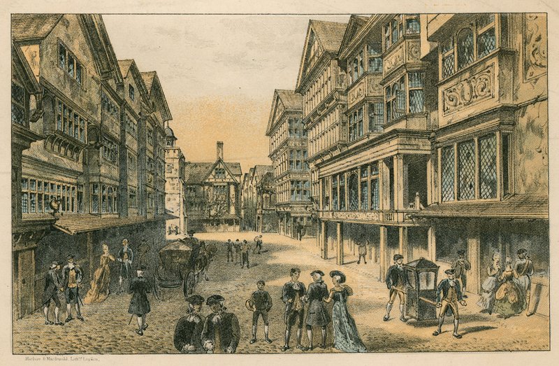 A Exposição Internacional de Saúde em South Kensington, 1884: a antiga rua de Londres de English School