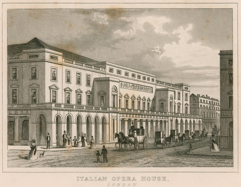A ópera italiana, Londres de English School