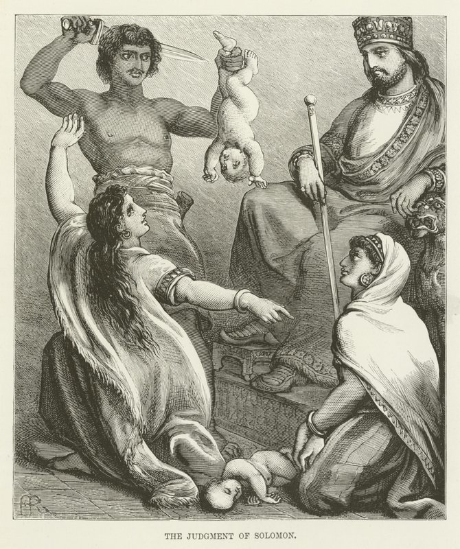 O julgamento de Salomão de English School