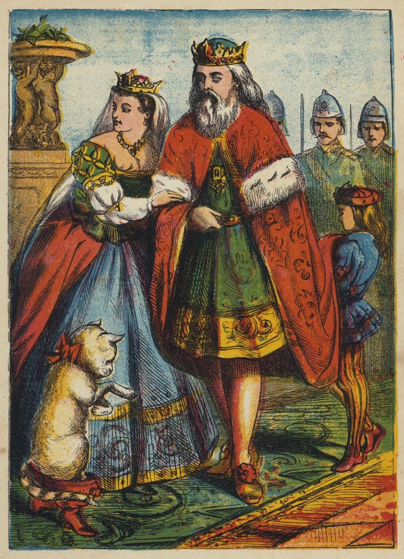 O rei e a princesa visitam o marquês de English School