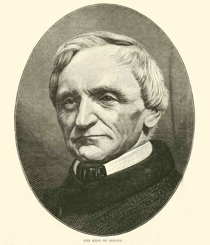 O rei da Saxônia, outubro de 1870 de English School