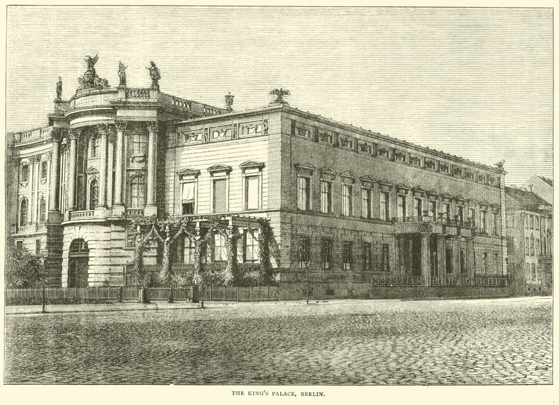 O Palácio dos Reis, Berlim, março de 1871 de English School