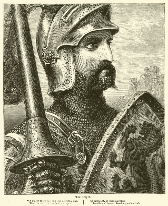 O Cavaleiro (gravura) de English School