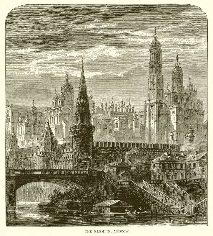 O Kremlin, Moscou de English School