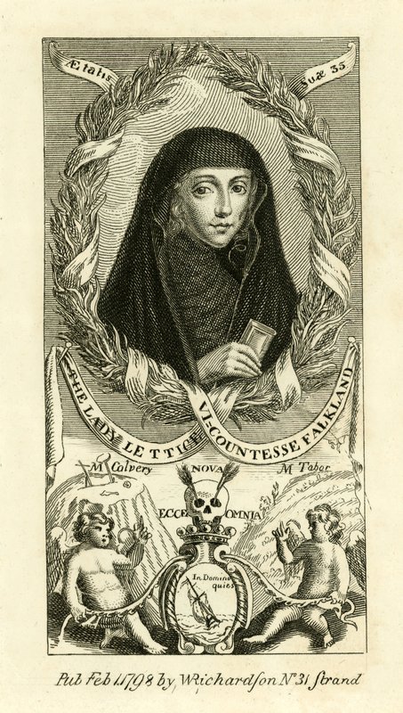 A senhora Lettice, viscountess Falkland de English School