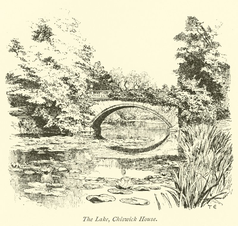 O lago, casa de Chiswick de English School