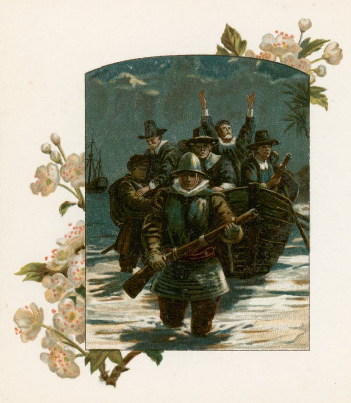 O desembarque dos padres peregrinos de English School