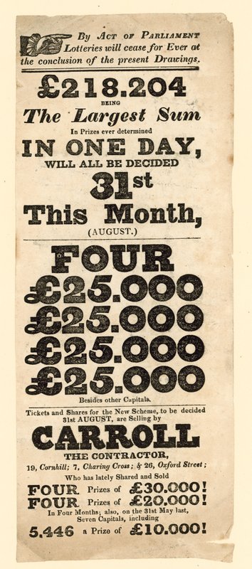 A última loteria de English School