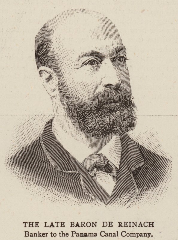 O Barão de Reinach (gravura) de English School