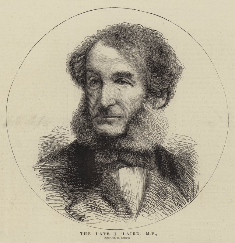The Late J Laird, MP (gravura) de English School