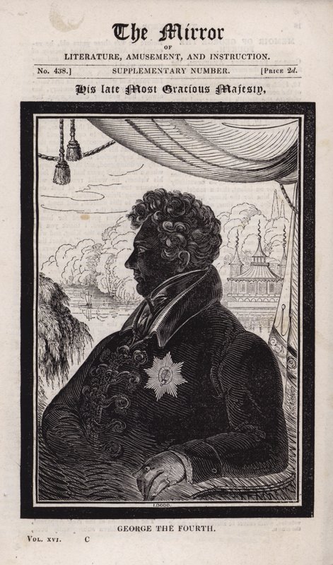O falecido rei George IV de English School