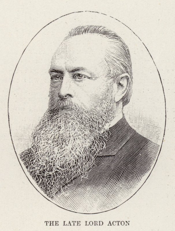 O falecido Lord Acton (gravura) de English School