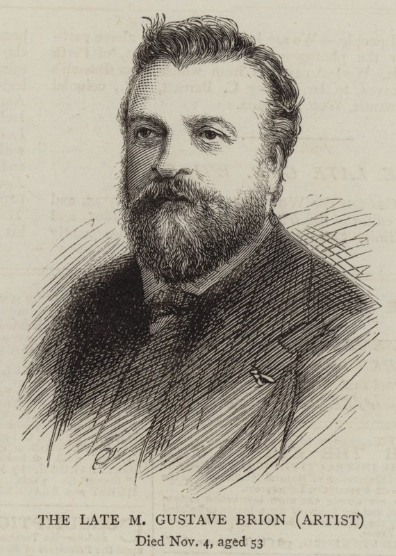 The Late M Gustave Brion, Artista (gravura) de English School
