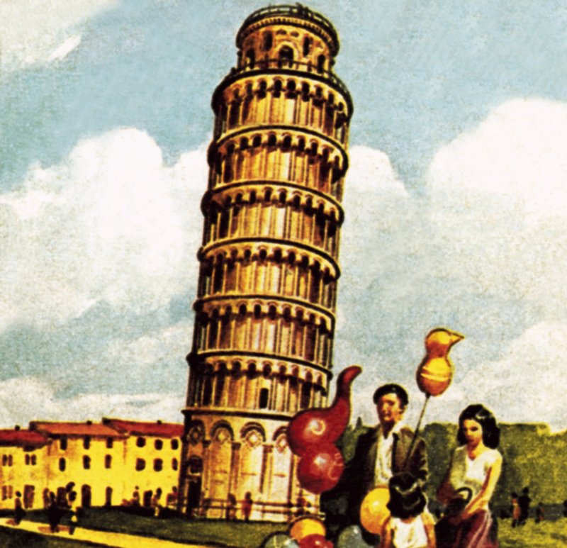 A, inclinar-se, torre, de, pisa de English School