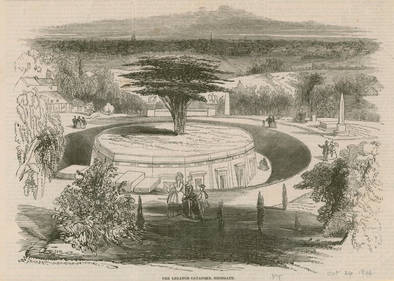 Catacombe do Líbano, Cemitério de Highgate, Londres de English School