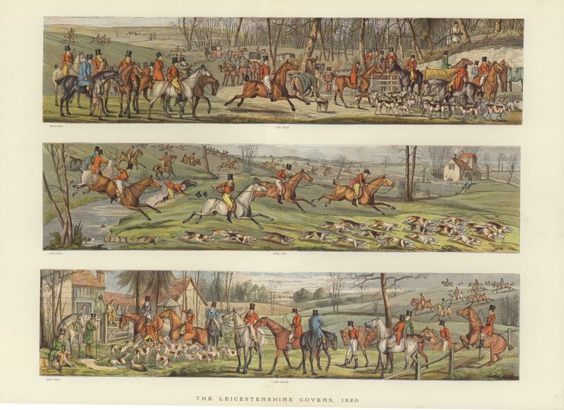 As capas de Leicestershire, 1820 de English School