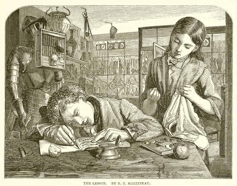A lição. De RB Martineau de English School
