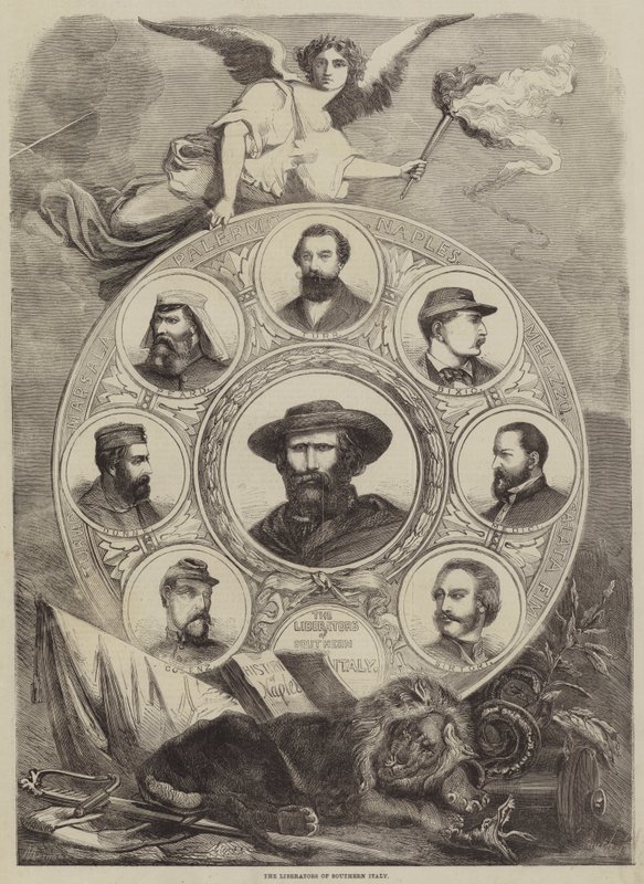 The Liberators of Southern Italy (gravura) de English School