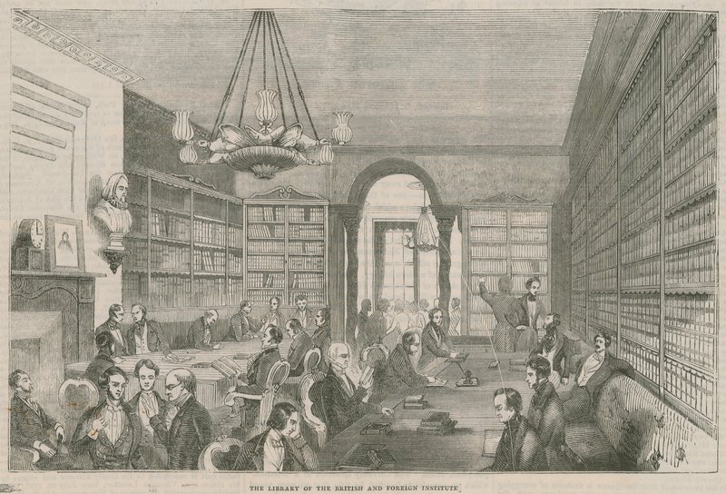 A Biblioteca do Instituto Britânico e Estrangeiro de English School