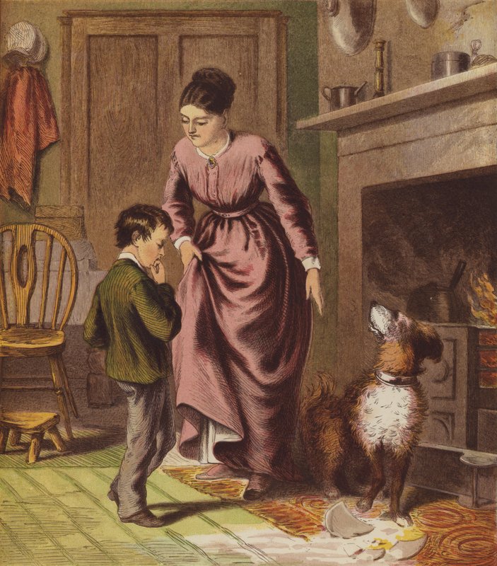 The Little Dog Trusty (cor litho) de English School