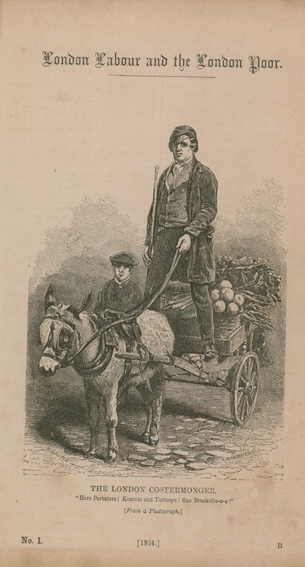 O Costermonger de Londres de English School